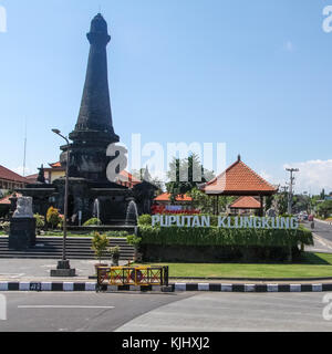 Kerta Gosa, Gerichtsstand in Semarapura Klungkung, ehemalige balinesische Hauptstadt Stockfoto