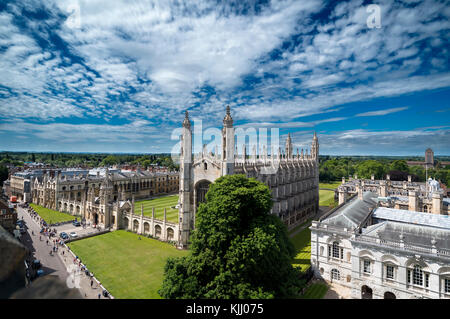 KING'S COLLEGE (1441) CAMBRIDGE CAMBRIDGESHIRE VEREINIGTES KÖNIGREICH Stockfoto