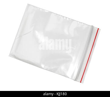 Nylon Tasche, isoliert auf Weiss. mit Freistellungspfad Stockfoto