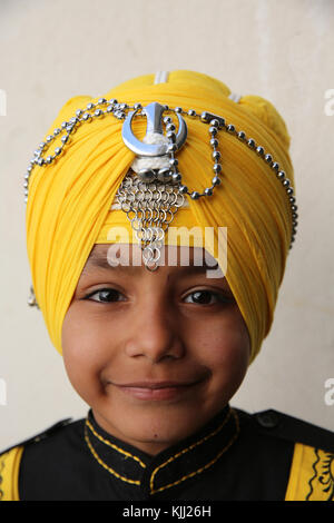 Sikh Vaisakhi feiern Festival in Pantin, Frankreich. Stockfoto