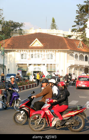 Stadt Da Lat (Dalat). Café de la Poste. Dalat. Vietnam. Stockfoto