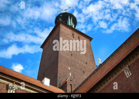 Stockholmer Rathaus (Stockholms Stadshus), in Stockholm, Schweden Stockfoto