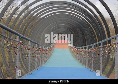 Farbigen Regenbogen in Schloss Oberhausen Schloss Stockfoto