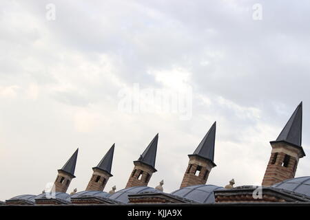 Moschee und dem Grab von Mevlana in Konya Stockfoto