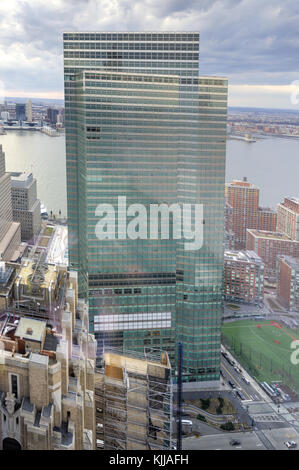 New York, New York - April 5, 2015: Goldman Sachs Turm bei 200 West Street in Downtown Manhattan. Stockfoto