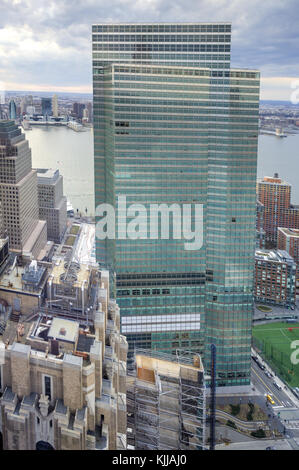 New York, New York - April 5, 2015: Goldman Sachs Turm bei 200 West Street in Downtown Manhattan. Stockfoto