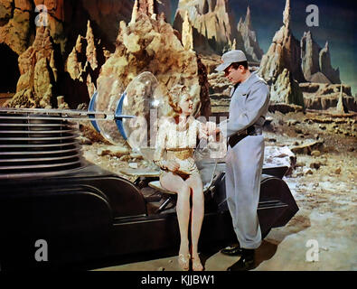 Verbotener PLANET 1956 MGM Science-Fiction-Film mit Anne Francis und Leslie Nielsen Stockfoto