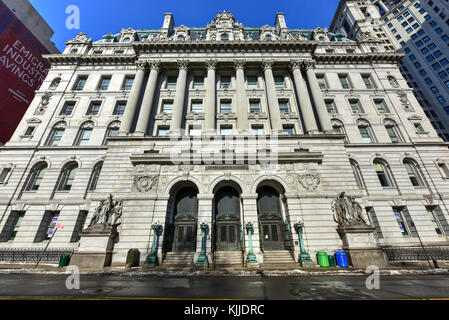 Der stellvertretende Gerichtsgebäude, auch als die Halle der Aufzeichnungen in Lower Manhattan, New York City, USA, bekannt Stockfoto