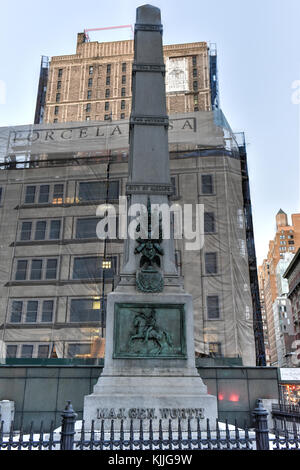 New York, New York - Januar 31, 2015: General William Jenkins wert das Monument, das sich in Manhattan. Stockfoto