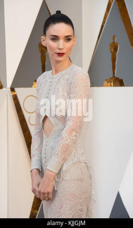 Hollywood, CA - 28. Februar: Rooney mara besucht die 88. jährlichen Academy Awards in Hollywood & Highland Center, am 28. Februar 2016 in Hollywood, Kalifornien. Leute: Rooney Mara Stockfoto