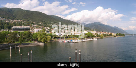 Locarno - Lago Maggiore - Schweiz Stockfoto