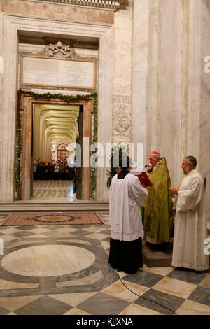 St. Johannes im Lateran Kirche, Rom. Schließung der Heiligen Pforte. Italien. Stockfoto