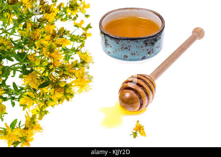 Sirup und Honig aus Heilpflanzen. studio Foto Stockfoto