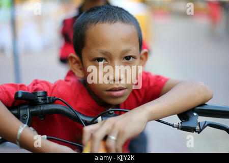 Porträt. Lao Junge. Laos. Stockfoto