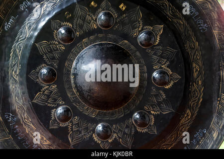 Gong in Wat U Mong, Chiang Mai. Thailand. Stockfoto