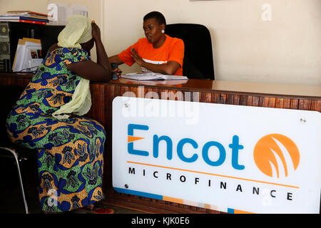 ENCOT ag Büro in Masindi. Uganda Stockfoto