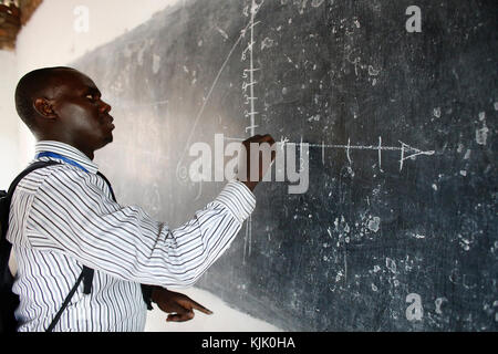 Anaka Senior Secondary School. Uganda Stockfoto