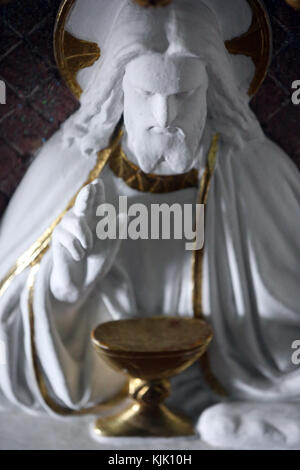 St Philip Kirche (huyen Sy Kirche). Das letzte Abendmahl ist die letzte Mahlzeit, die; im Evangelium Konten; Jesus mit seinen Aposteln in Jerusalem befo Stockfoto