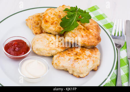 Produkte von Putenfleisch. studio Foto Stockfoto