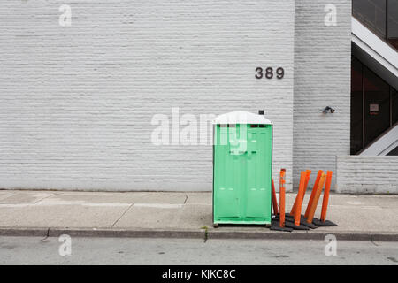 Grünen Port o Töpfchen auf die städtische Website. Vancouver BC Kanada Stockfoto