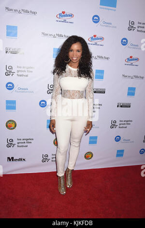 HOLLYWOOD, CA - JUNI 05: Elise Neal besucht die Premiere von 'Worlds Apart' beim La Greek Film Festival 2016 im Egyptian Theatre am 5. Juni 2016 in Hollywood, Kalifornien. Personen: Elise Neal Stockfoto