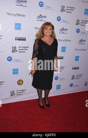 HOLLYWOOD, CA - JUNI 05: Maria Kavogianni besucht die Premiere von 'Worlds Apart' beim La Greek Film Festival 2016 im Egyptian Theatre am 5. Juni 2016 in Hollywood, Kalifornien. Personen: Maria Kavogianni Stockfoto