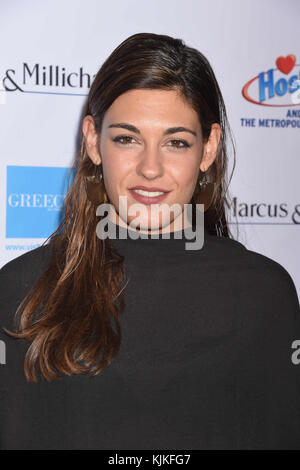 HOLLYWOOD, CA - JUNI 05: Niki Vakali besucht die Premiere von 'Worlds Apart' beim La Greek Film Festival 2016 im Egyptian Theatre am 5. Juni 2016 in Hollywood, Kalifornien. Personen: Niki Vakali Stockfoto