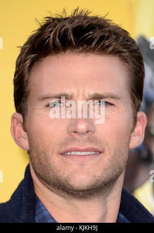 WESTWOOD, KALIFORNIEN – 10. JUNI: Scott Eastwood kommt am 10. Juni 2016 in Westwood, Kalifornien bei der Premiere „Central Intelligence“ in Los Angeles an. Leute: Scott Eastwood Stockfoto