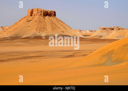 Lybische Wüste, Assiout Provinz. Ägypten. Stockfoto