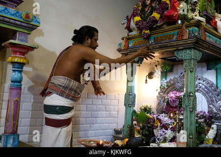 Sivaratri Feier an der Pariser Ganesh Tempel. Frankreich. Stockfoto