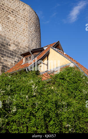 Welterbestadt Quedlinburg Bilder von der historischen Altstadt Stockfoto