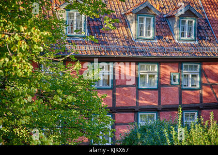 Welterbestadt Quedlinburg Bilder von der historischen Altstadt Stockfoto