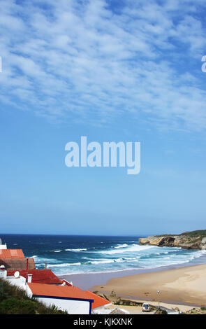 Strand von Monte Clerigo, Aljezur, Portugal Stockfoto