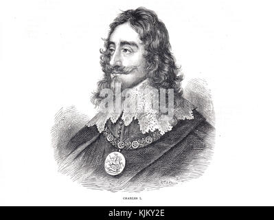 König Karl I. von England (1600–1649). Regierte 1625-1649 Stockfoto