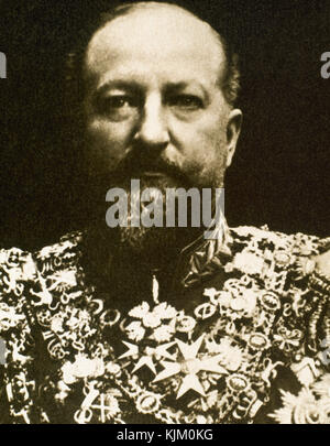 Ferdinand I. von Bulgarien (1861-1948). Zar von Bulgarien. Portrait. fotografie. Stockfoto