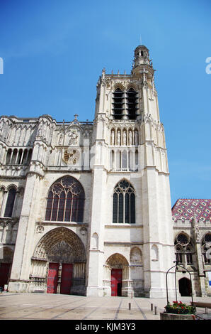 Dom zu St. Stephan von Sens, Frankreich Stockfoto