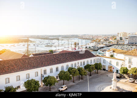 Die Stadt Faro in Portugal Stockfoto