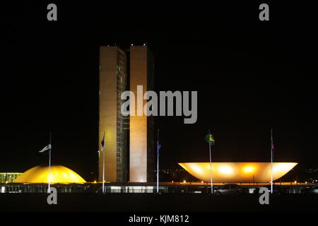 Praça dos Três Poderes - Brasília Stockfoto