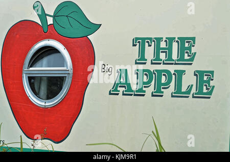 Der Big Apple name auf 15-04 Stockfoto