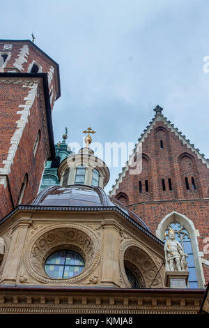 Krakau, Polen - Juni, 2012: Blick auf das Schloss Wawel Stockfoto