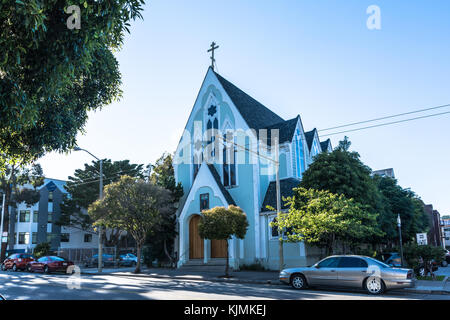 San Francisco, Kalifornien, USA - 15. Juni 2017: Old Holy Orthodox Cathedral Stockfoto