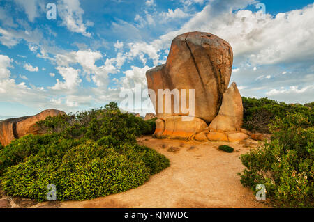 Pfeifen Rock im Cape Le Grand National Park. Stockfoto