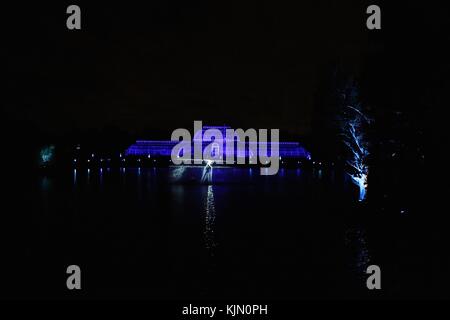 Kew Gardens zu Weihnachten Stockfoto