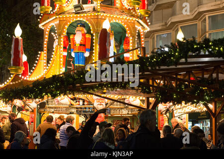 Der Frankfurter Weihnachtsmarkt 2017 in Birmingham, Großbritannien Stockfoto