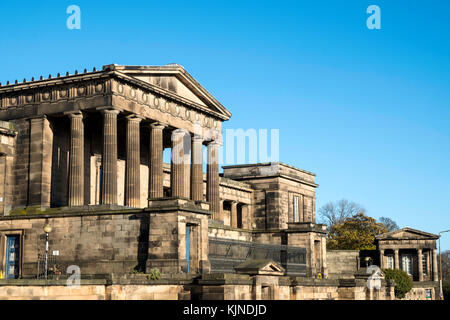 Edinburgh Old Royal High School oder New Parliament Building auf Calton Hill in Edinburgh, Schottland, Großbritannien Stockfoto