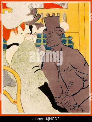 Der Engländer im Moulin Rouge [L'anglais Au Moulin Rouge] 1892 Henri de toulouse-lautrec Frankreich 1864 - 1901 Stockfoto