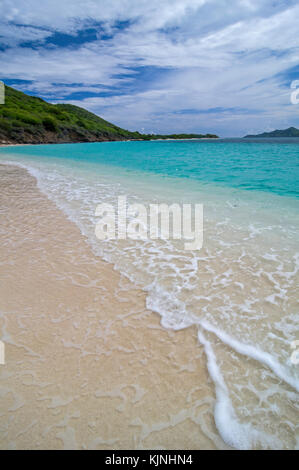 Turtle Beach auf Buck Island Stockfoto