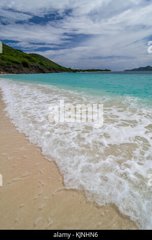 Turtle Beach auf Buck Island Stockfoto