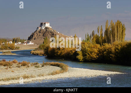 Stakna Klosters am Indus Tal in Leh, Ladakh, Jammu und Kaschmir, Indien Stockfoto