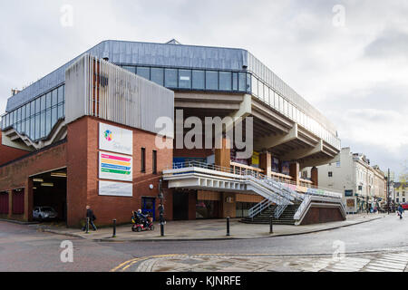 Preston Guild Hall, ein 1970 s brutalist konkrete Concert Hall. Stockfoto